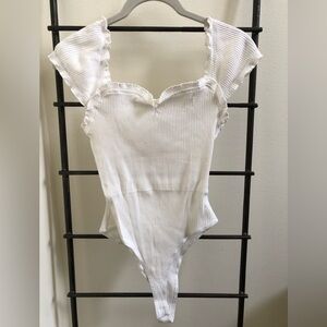 White T-Shirt Leotard